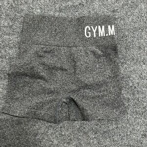 Gym Minute Shorts Womens Size S Grey Marl High Waisted Seamless Scrunch Butt Gym